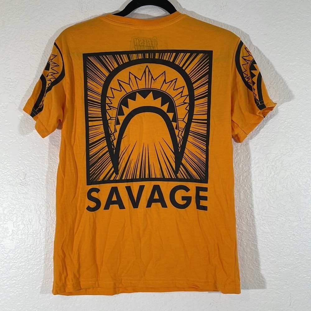 FRESH LAUNDRY SAVAGE Graphic Tee Short Sleeves T-Shirt Size Large New - Picture 3 of 5